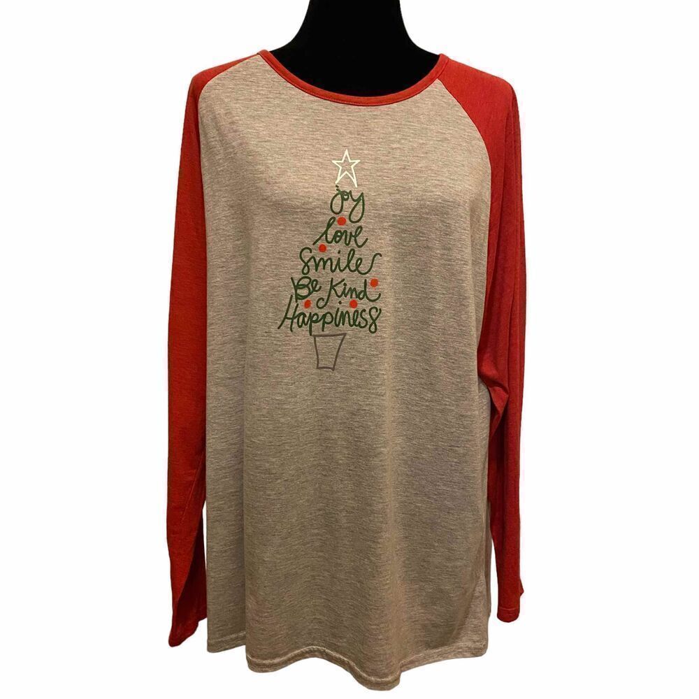 ED Ellen Degeneres Holiday‎ Long Sleeve Shirt Size XL